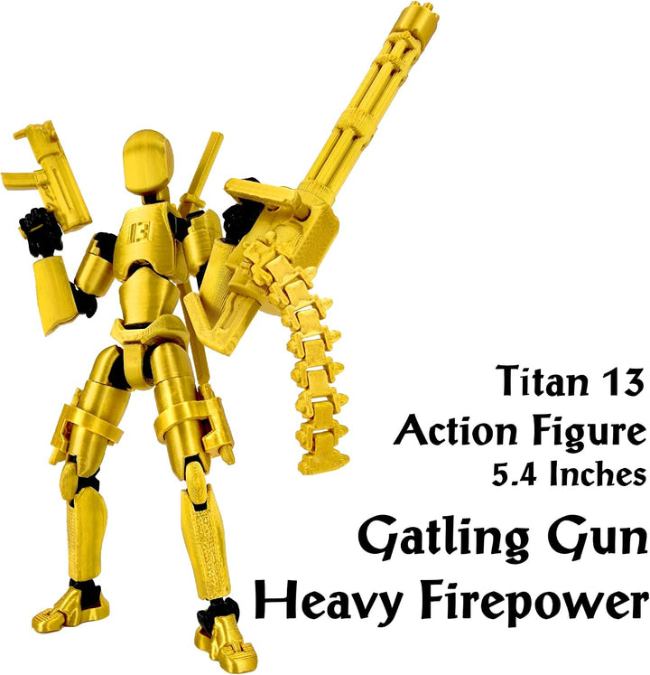 Gatling Gun T13 Titan 13 Juego de Figuras de Acción【Ensamblado】, Fi...