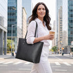 S-ZONE Bolsa de mano para mujer, bolsos de trabajo, bolsos de mano, correa