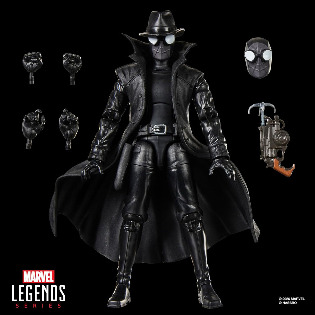 Marvel Legends Series Spider-Man Noir, Retro Cardback Spider-Man Co...