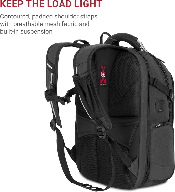 SwissGear 5358 USB ScanSmart - Mochila para portátil de 16", Gr...