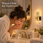 Luz nocturna LED, luces nocturnas enchufables la pared