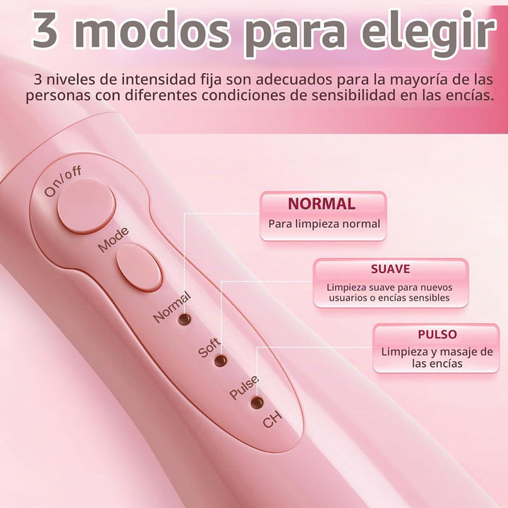 Hilo dental TOVENDOR eléctrico, para agua, irrigador bucal dental i...