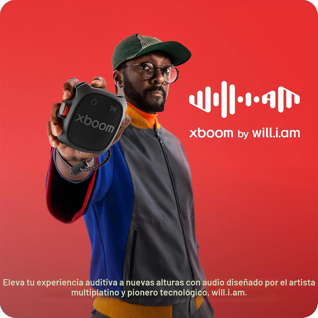 LG xboom Rock by will.i.am - Altavoz Bluetooth portátil para exteriores