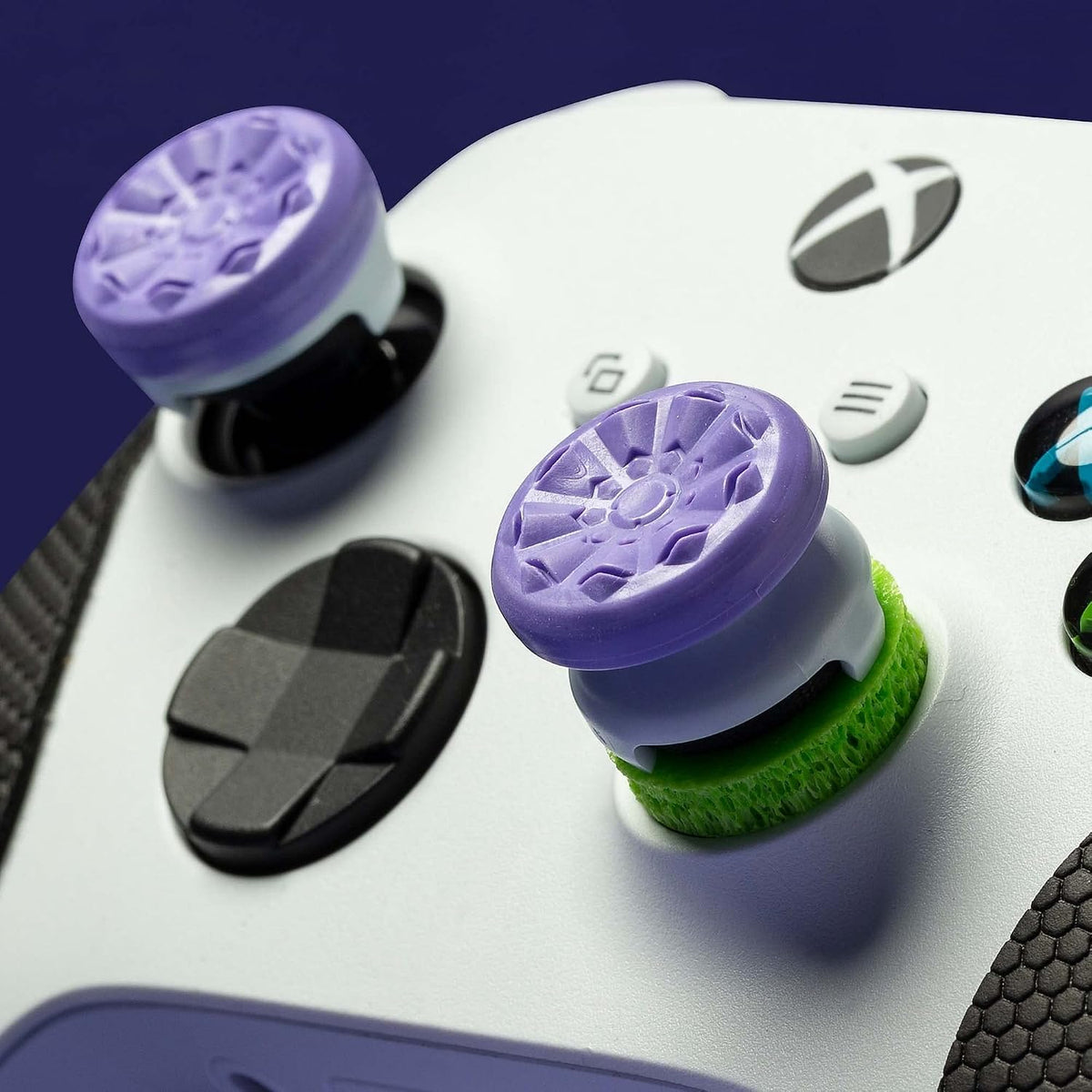 Kit de Aumento de Aim KontrolFreek para Control de Xbox One y Xbox Series X | Incluye Palancas de Rendimiento y Anillos de Precisión | Edición Galaxy