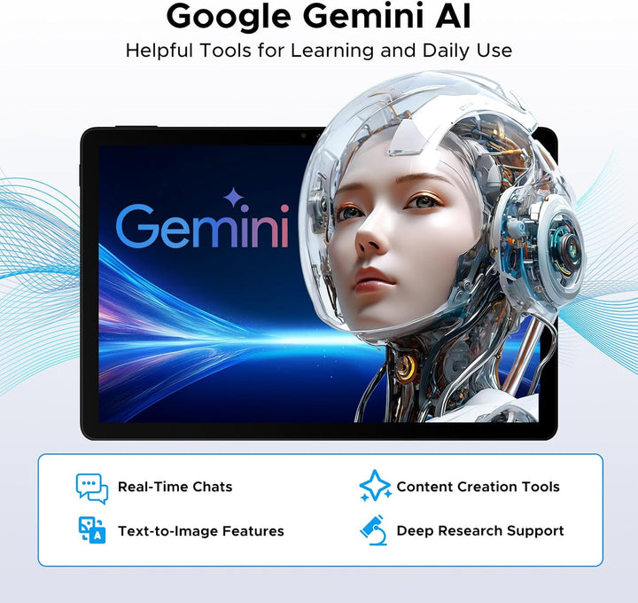 Luzglo P11 Android 16 Tablet, Tablet de 11 Pulgadas con Gemini AI,...