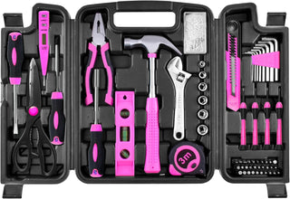 SOLUDE Juego de herramientas rosa, juego de herramientas para el ho...