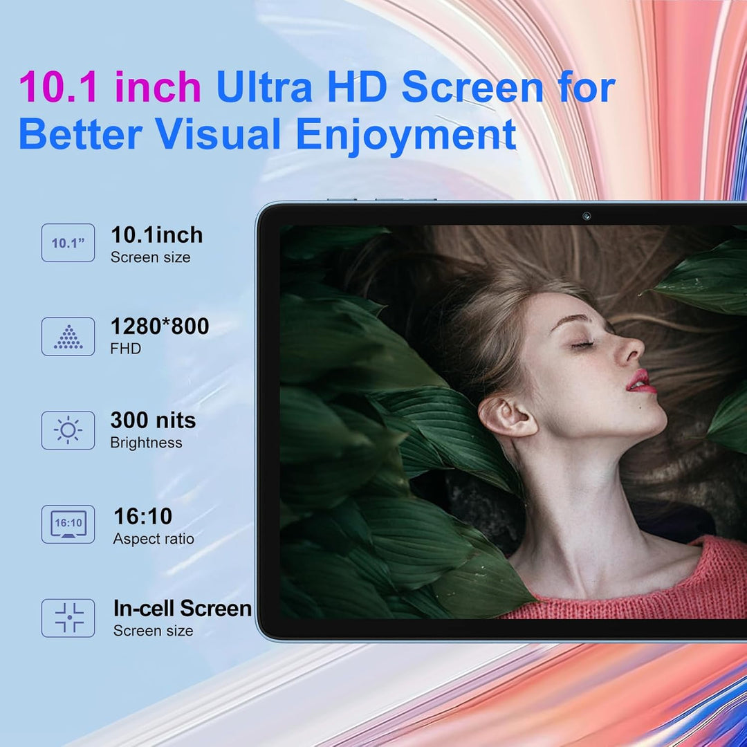 Tableta Android 15 30GB RAM 128GB ROM 1TB TF, Tableta de 10 Pulgada...