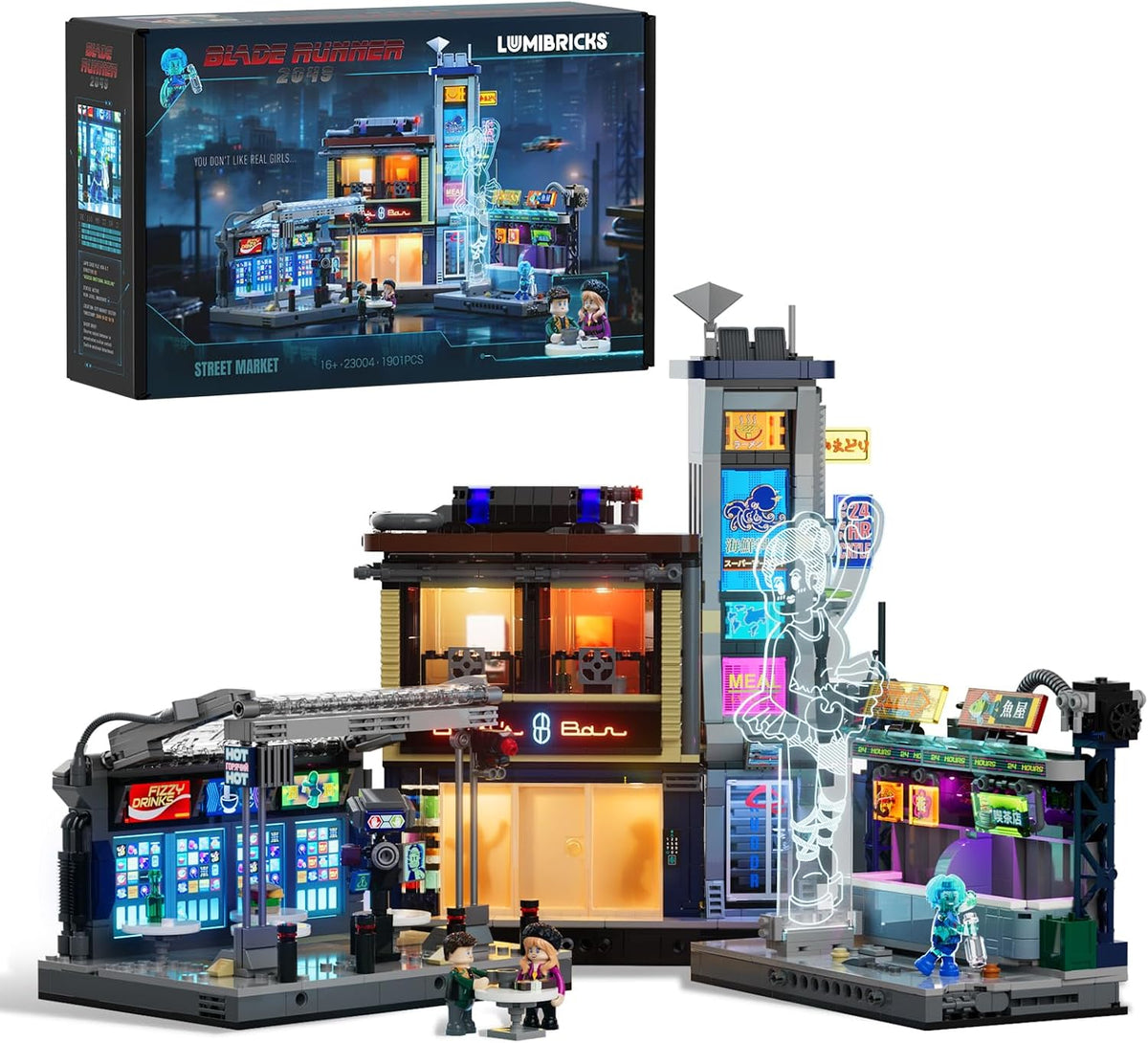 Lumibricks Blade Runner 2049 Street Market Lighting - Juego de construcción