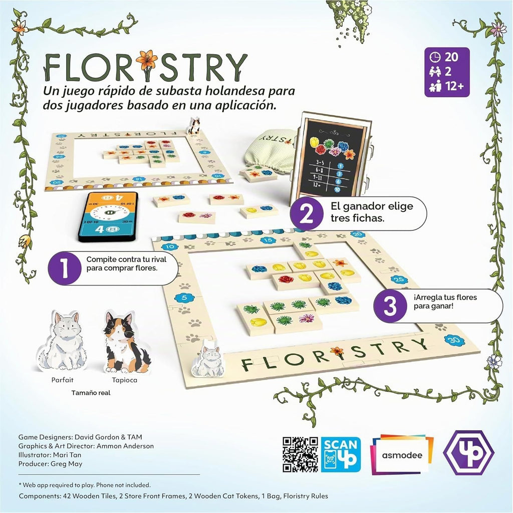 Juego de mesa Floristry