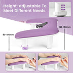 JODSONE Reposabrazos en forma de U púrpura para manicuristas