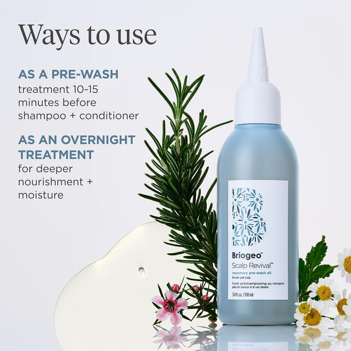 Briogeo Scalp Revival Rosemary Pre-Wash Oil | Moisturizing Scalp Tr...