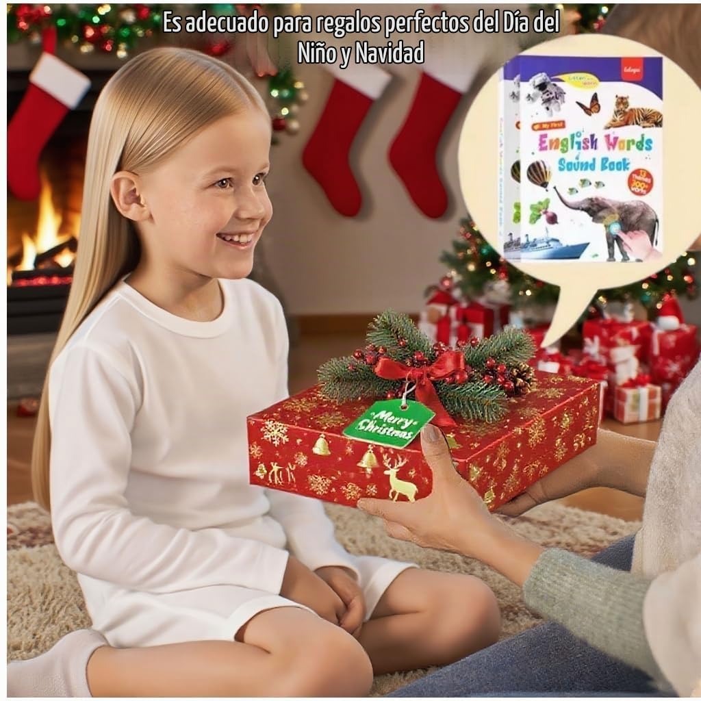Libro de sonido para hablar y deletrear para niños pequeños de 3 a...