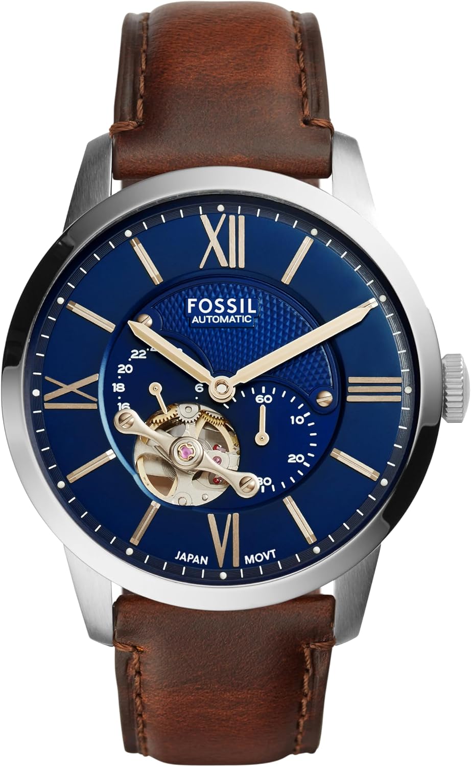Fossil Townsman - Reloj automático de acero inoxidable para hombre