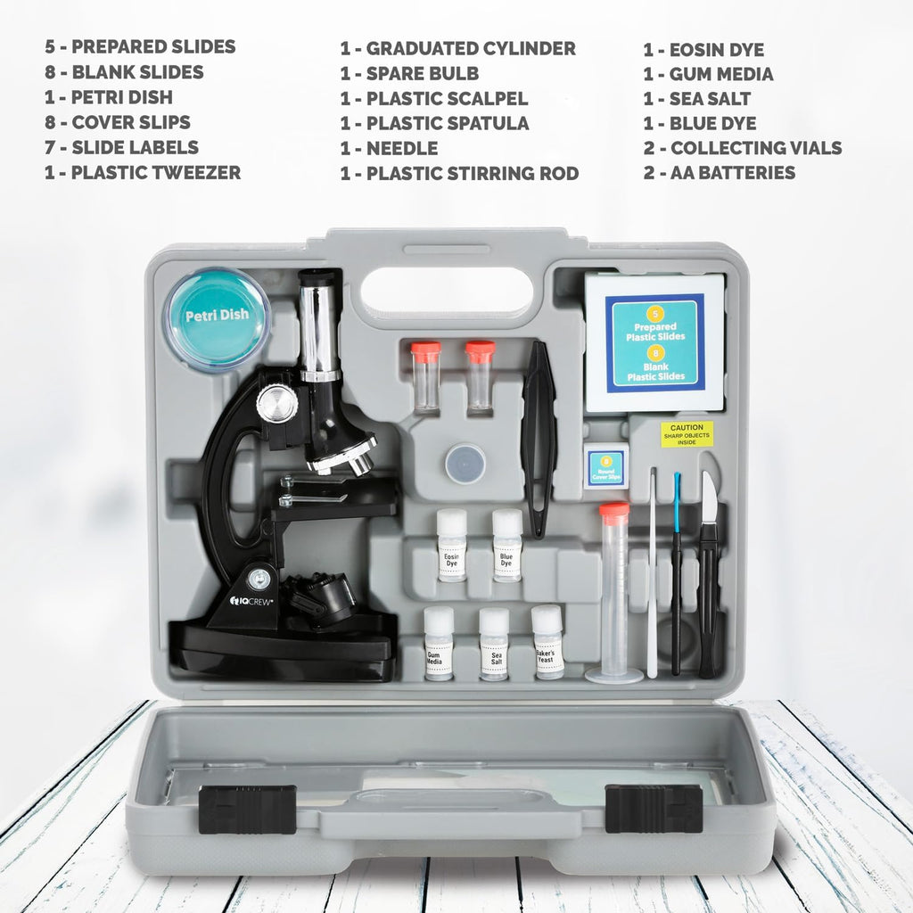 AmScope M30-ABS-KT2 Kit de microscopio STEM de 52 piezas para niños, color