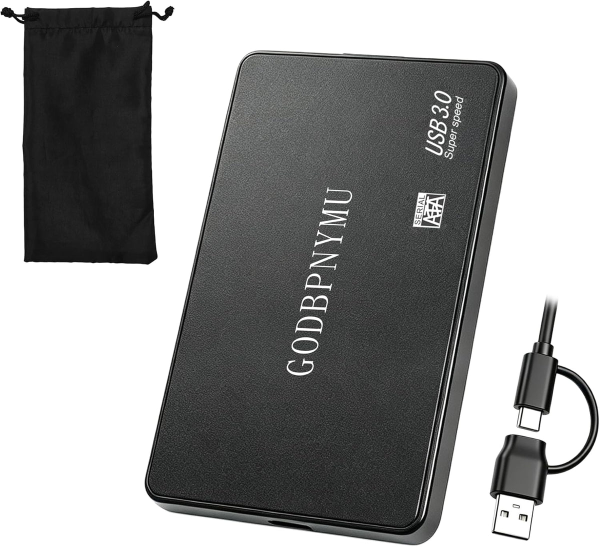 GODBPNYMU Disco duro externo de 500 GB, disco duro externo portátil...