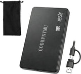 GODBPNYMU Disco duro externo de 500 GB, disco duro externo portátil...
