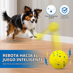 Dolita Juguete interactivo para perros con control remoto, 3 modos, bola vibradora, bola de perro que rebota, bola rodante automática inteligente, material E-TPU para perros grandes/medianos