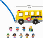 Fisher-Price Little People Autobús Escolar Grande Amarillo, Multilenguaje