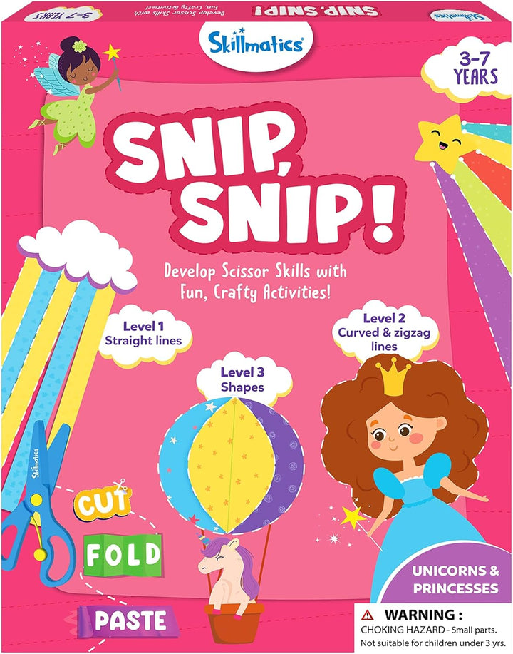 Skillmatics Snip Christmas - Regalo para niños, habilidades de tije...