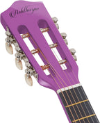Ashthorpe Guitarra acústica infantil de 30 pulgadas (púrpura), kit de inicio para principiantes con bolsa de concierto, cuerdas adicionales, correa, púas y lecciones
