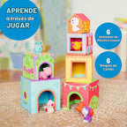Cubos apilables Djeco Topanifarm (12 unidades)