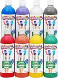 Colorations Paraben-Free Simply Washable Tempera Paint, Rainbow Plus 8-Pack