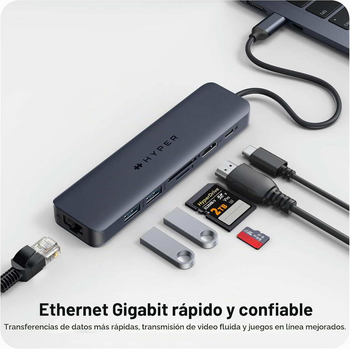 Hyper, 5785585, hub USB