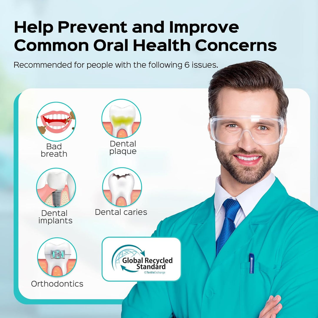 COSLUS Irrigador Dental Avanzado: 2 Modos y 12 Ajustes de Presión E...