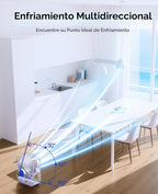 KIMMOO Ventilador de escritorio USB, ventilador de mesa silencioso...