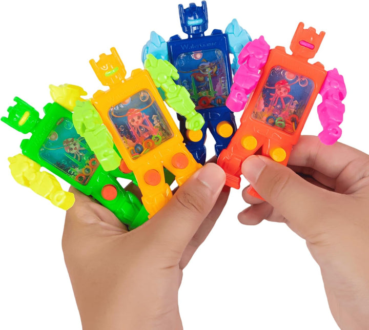 Juego de agua de mano de 36 piezas de diseño mixto, juguetes de man...