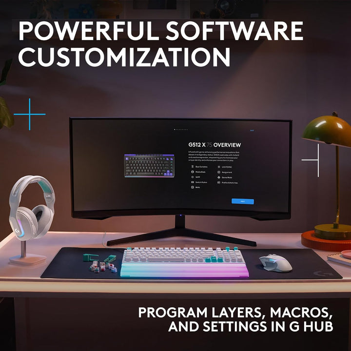Logitech G 512 X 98 Dual SWAP, teclado analógico\/mecánico para jue...