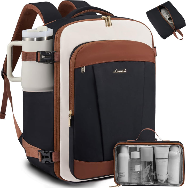 LOVEVOOK Mochila de viaje de 40 L para mujeres y hombres, mochila d...