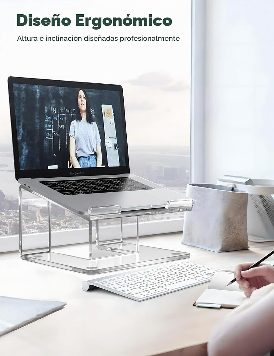 FUCDTEFC Soporte acrílico para computadora portátil para escritorio...