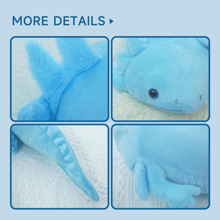 RejoyLix Axolotl - Peluche de salamandra suave, bonito regalo de sa...