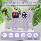 2,4" microscopio de los niños de la pantalla, microscopio