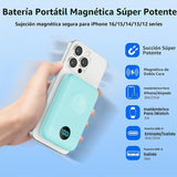 Cargador portátil magnético para iPhone y Apple Watch, 12000 mAh, 2...