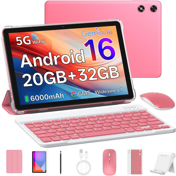 Tablet Android 16 de 10 pulgadas con teclado de 20 GB de RAM 1 TB e...