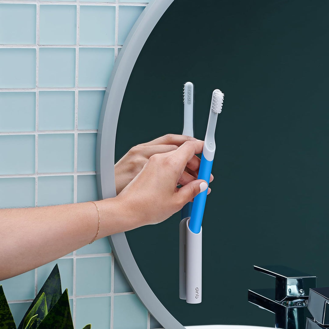 Quip Cepillo de dientes sónico para adultos con temporizador, inclu...
