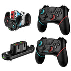VidPPluing Paquete de 2 Controladores para Switch con Base de Carga para Switch/Lite/OLED