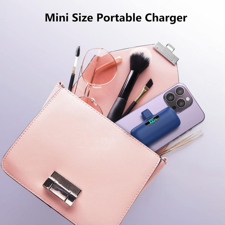 [Paquete de 2] Mini cargador portátil de 5000 mAh, batería portátil...