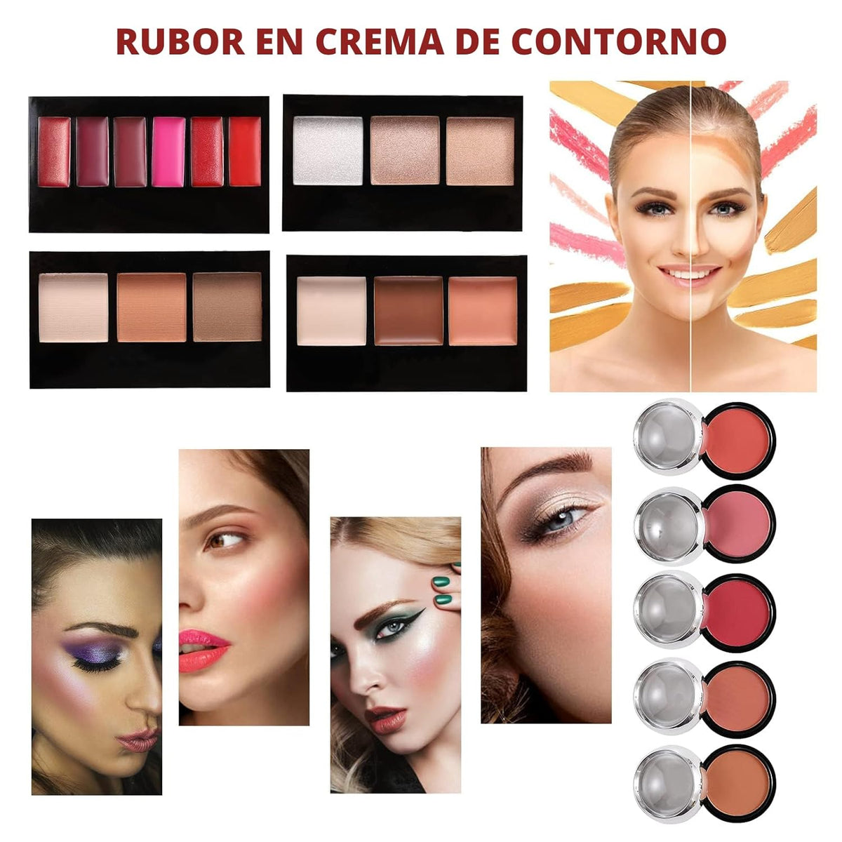 Hegafoo Kit de maquillaje todo en uno para adolescentes, kit de maq...