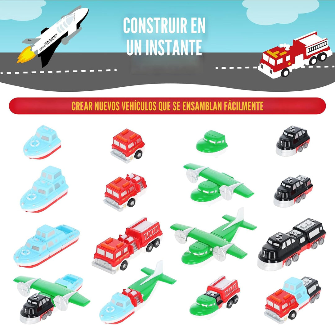 Vehículos magnéticos Popular Playthings para niños pequeños de 1 a...