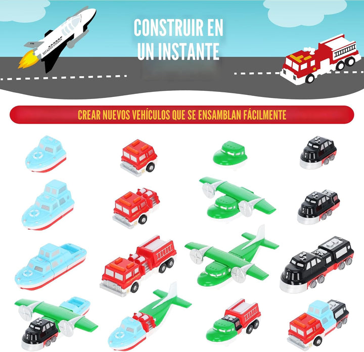 Vehículos magnéticos Popular Playthings para niños pequeños de 1 a...