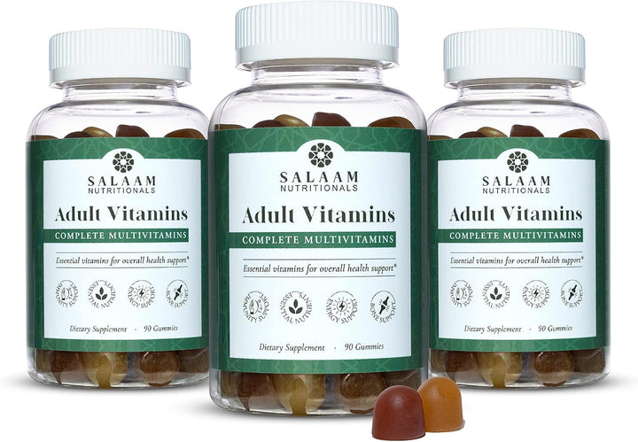 Salaam Nutritionals - Multivitaminas para adultos, gomitas de vitam...
