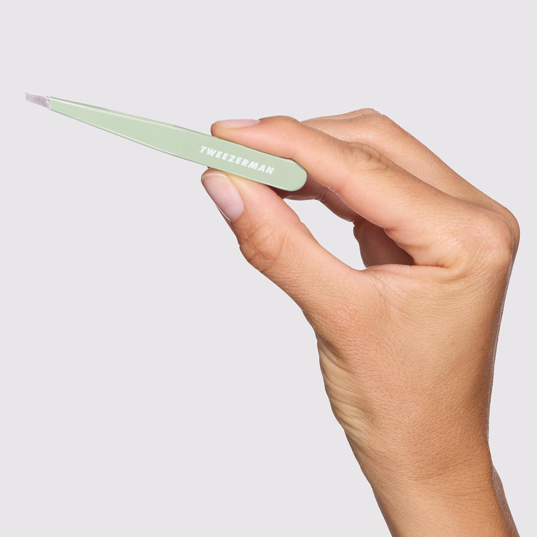 Tweezerman - Pinzas para cejas, pistacho