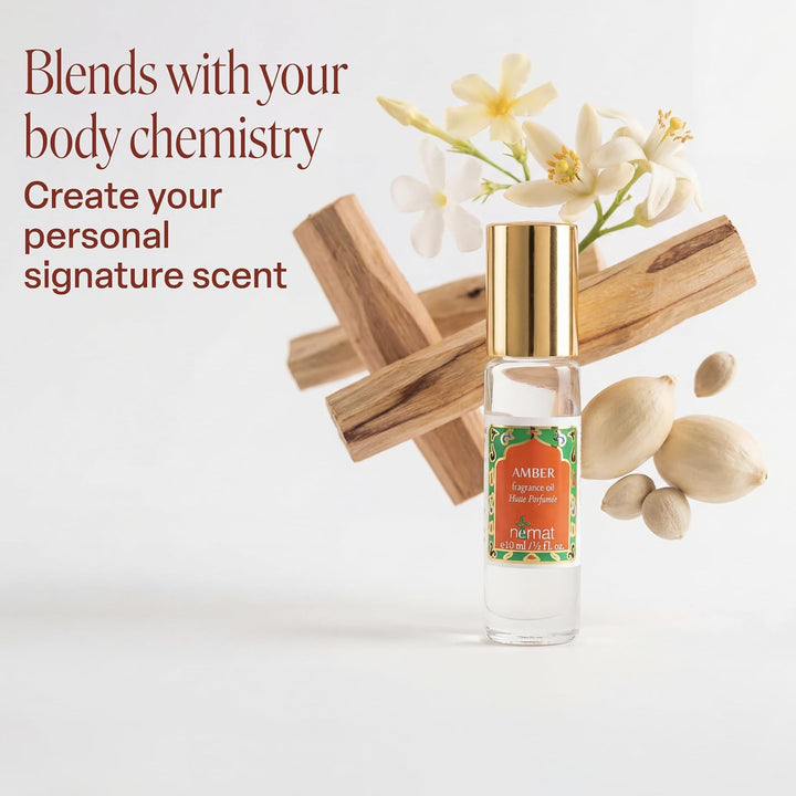 Nemat International Aceite de perfume ámbar Roll-On \u2013 Perfume...
