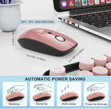 FD Combo de Teclado y Ratón Inalámbrico - 2.4G de Tamaño Completo R...