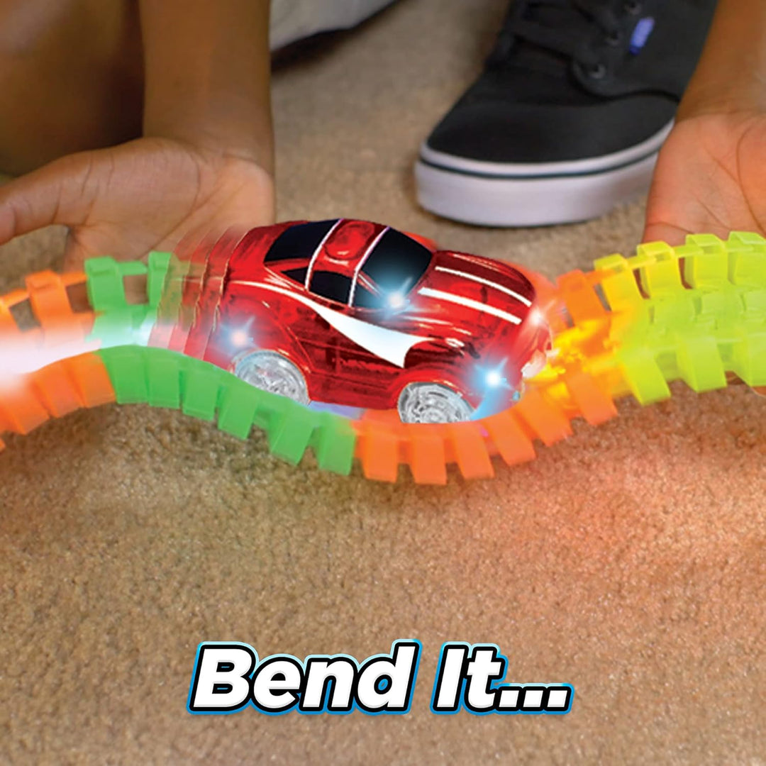 Ontel Magic Tracks - Carrera flexible que brilla en la