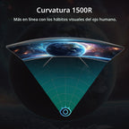 KTC Monitor curvo para juegos de 32 pulgadas y 240 Hz, FHD 1080P 15...