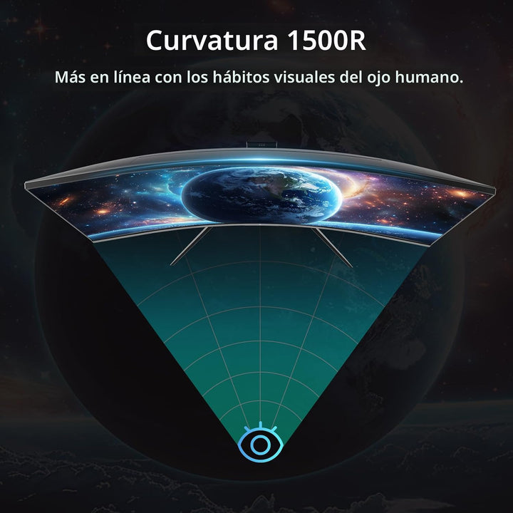 KTC Monitor curvo para juegos de 32 pulgadas y 240 Hz, FHD 1080P 15...